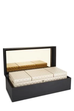 Chanel Beige Quilted Lambskin Jewelry Chest Large 13 Chanel Beige Quilted Lambskin Jewelry Chest Large -Fashion clothing Q6A2971IW5002 7