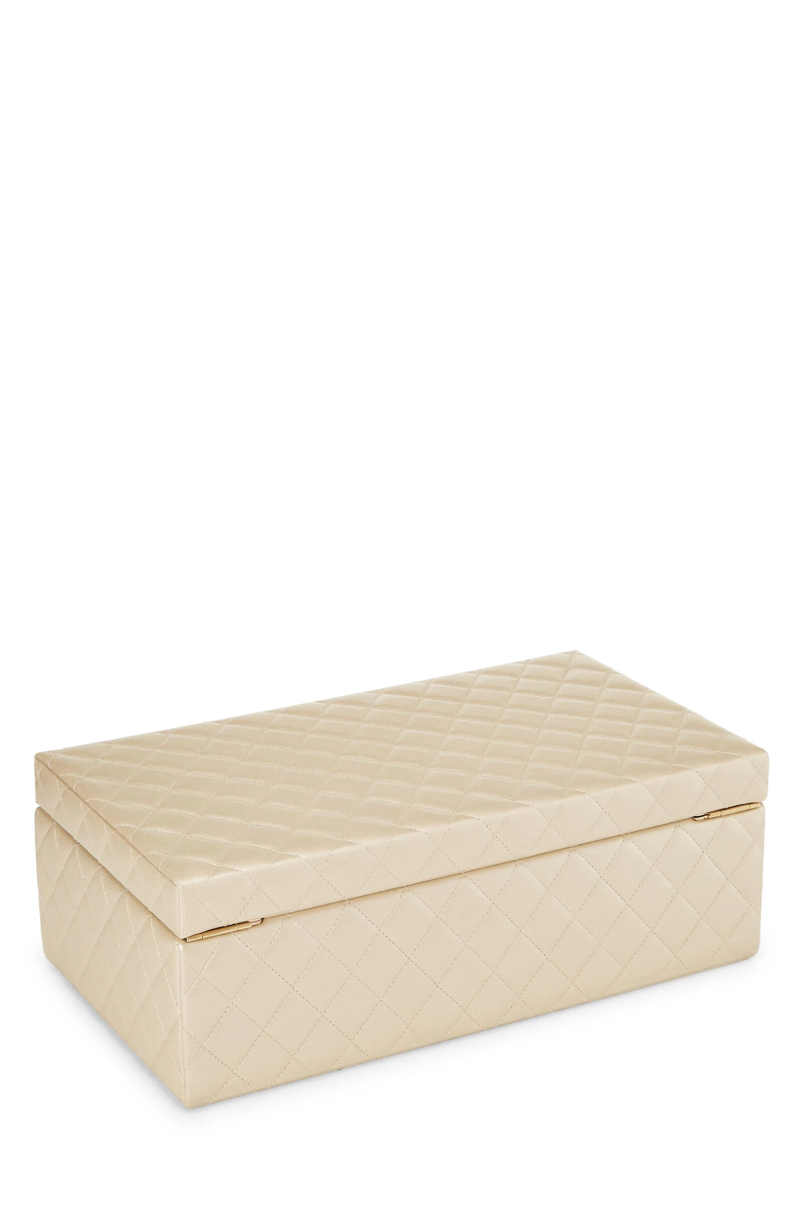 Chanel Beige Quilted Lambskin Jewelry Chest Small 2 Chanel Beige Quilted Lambskin Jewelry Chest Small - Image 2