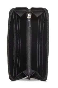 Chanel Black 'CC' Caviar Zip Around Wallet -Fashion clothing Q6A2TK0FKB017 4