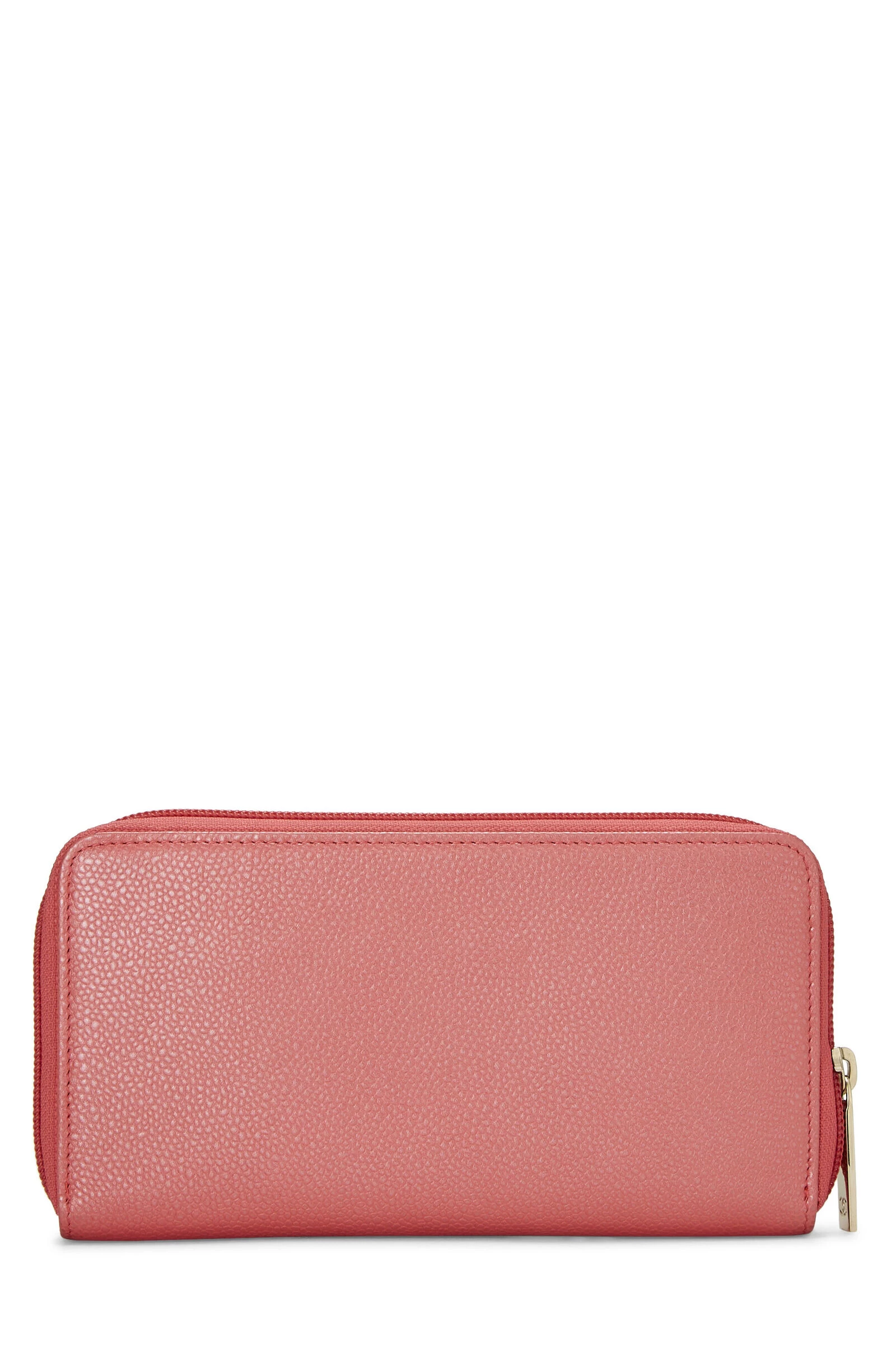 Chanel Pink Caviar 'CC' Zip Around Wallet 3 Chanel Pink Caviar 'CC' Zip Around Wallet - Image 3