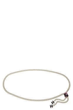 Chanel Pink & Gold Cambon Chain Belt