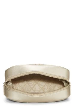 Chanel Gold Quilted Timeless Classic Pouch -Fashion clothing Q6A58Z3PDB000 4