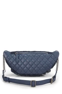 Chanel Navy Sequin Coco Cuba Waist Bag -Fashion clothing Q6A5AP2MNB000 4