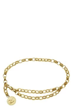 Chanel Gold 'CC' Sunburst Chain Belt 2