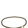 Chanel Gold & Black Leather Chain Belt 2