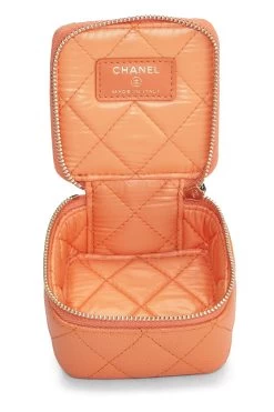 Chanel Orange Caviar Jewelry Case Small -Fashion clothing Q6ACOX0FOH000 4