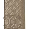 Chanel Gold Quilted Calfskin Cambon Wallet