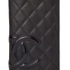 Chanel Black Quilted Calfskin Cambon Wallet