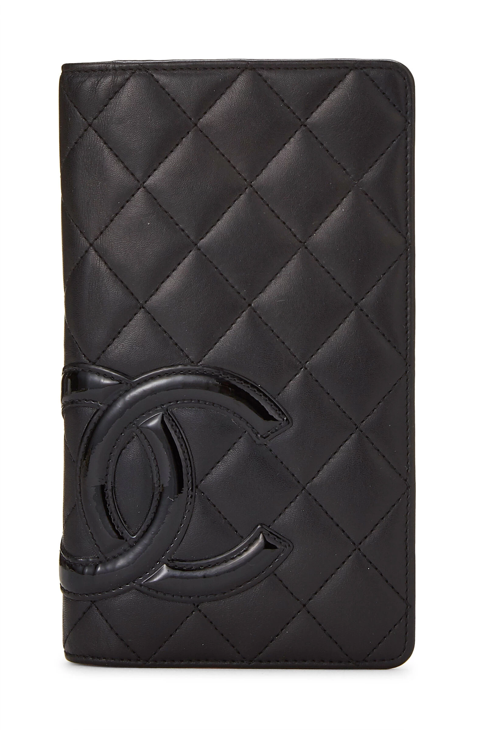 Chanel Black Quilted Calfskin Cambon Wallet 1 Chanel Black Quilted Calfskin Cambon Wallet