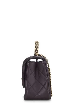 Chanel Brown Lambskin Top Handle Bag Small 8 Chanel Brown Lambskin Top Handle Bag Small -Fashion clothing Q6B00U1I1H001 3