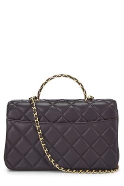 Chanel Brown Lambskin Top Handle Bag Small 9 Chanel Brown Lambskin Top Handle Bag Small -Fashion clothing Q6B00U1I1H001 4