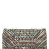 Chanel Multicolor Chevron Tweed Classic Double Flap Medium