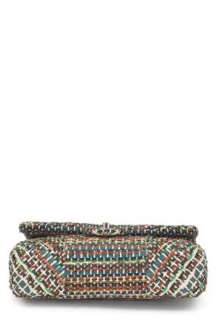 Chanel Multicolor Chevron Tweed Classic Double Flap Medium -Fashion clothing Q6B0104FM0050 3