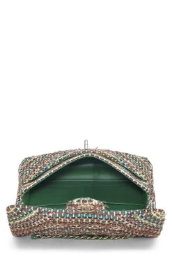 Chanel Multicolor Chevron Tweed Classic Double Flap Medium -Fashion clothing Q6B0104FM0050 4