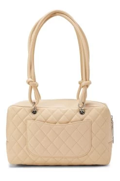 Chanel Beige Calfskin Cambon Ligne Bowler -Fashion clothing Q6B0190DIB012 4