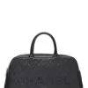 Chanel Black Quilted Caviar Bowler Medium