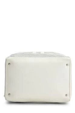 Chanel White Perforated Leather Bowler Small -Fashion clothing Q6B0192AWH000 5