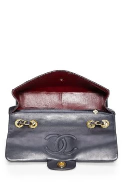 Chanel Black Quilted Lambskin Half Flap Maxi -Fashion clothing Q6B0271IK6368 6