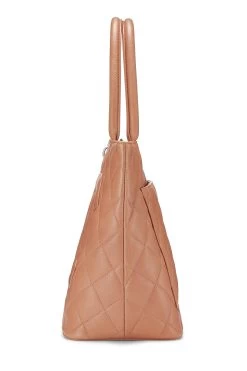 Chanel Coral Quilted Caviar Medallion Tote -Fashion clothing Q6B02H0FPB082 3