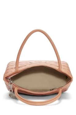 Chanel Coral Quilted Caviar Medallion Tote -Fashion clothing Q6B02H0FPB082 6