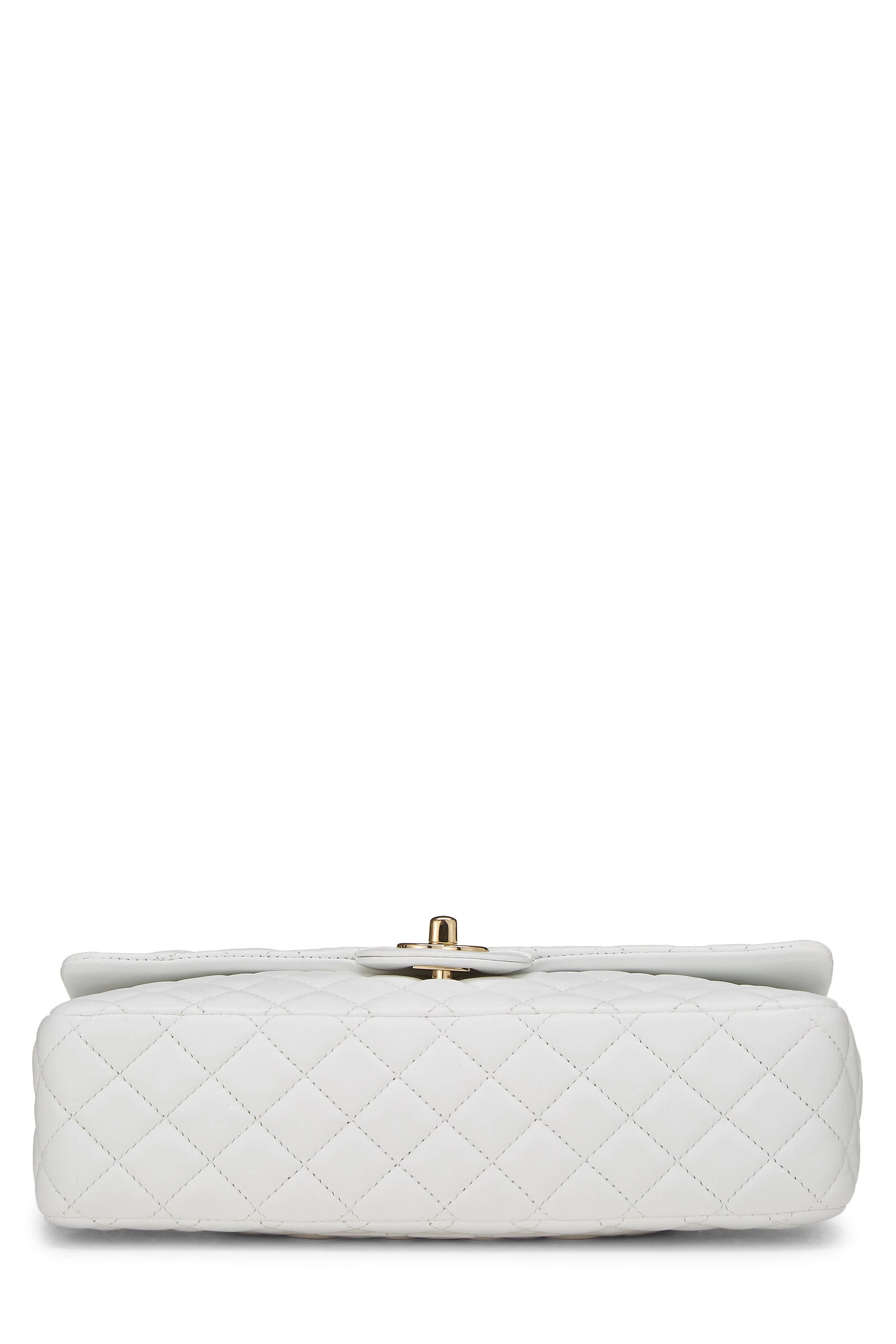 Chanel White Quilted Lambskin Valentine Flap Medium 5 Chanel White Quilted Lambskin Valentine Flap Medium - Image 5