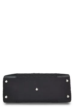 Chanel Black Quilted Nylon Boston Bag Large 10 Chanel Black Quilted Nylon Boston Bag Large -Fashion clothing Q6B04J21K5003 5