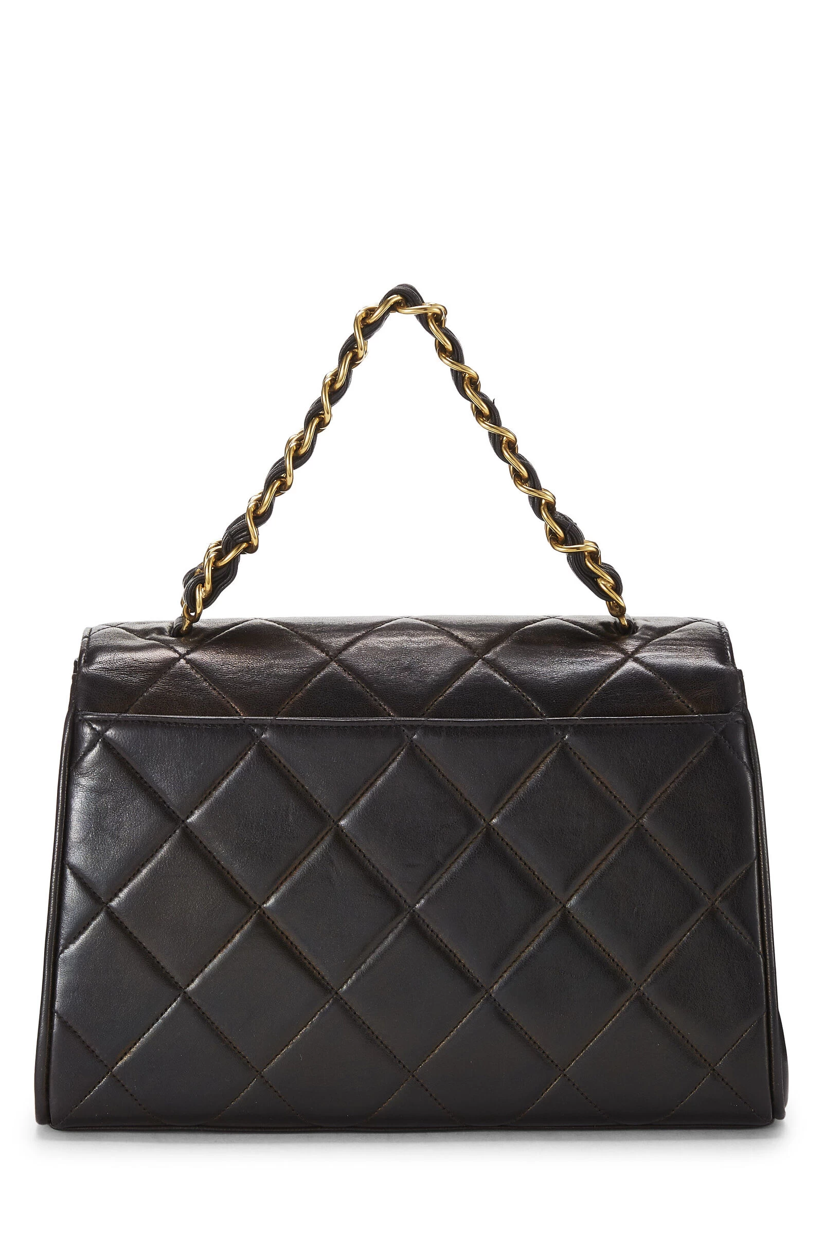 Chanel Black Quilted Lambskin Handbag Medium 4 Chanel Black Quilted Lambskin Handbag Medium - Image 4