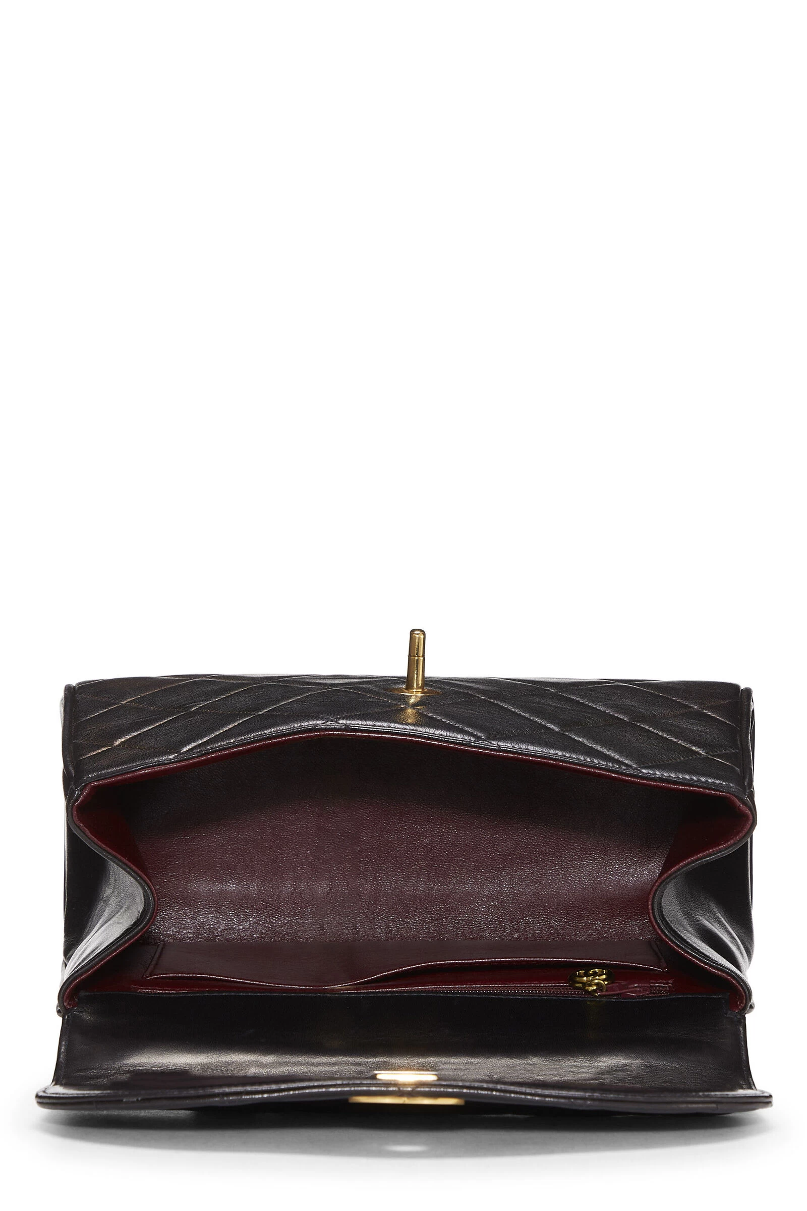 Chanel Black Quilted Lambskin Handbag Medium 6 Chanel Black Quilted Lambskin Handbag Medium - Image 6