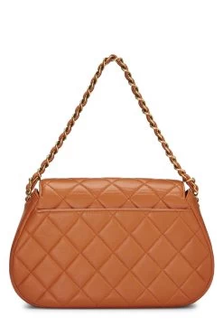 Chanel Orange Quilted Lambskin Handbag -Fashion clothing Q6B04W1IOB002 4