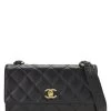 Chanel Black Quilted Lambskin Shoulder Bag