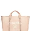 Chanel Pink Canvas Deauville Small