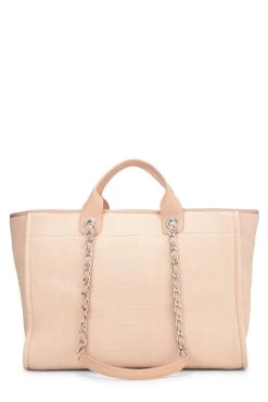 Chanel Pink Canvas Deauville Small -Fashion clothing Q6B06A0EPH007 4