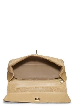 Chanel Beige Quilted Caviar Kelly -Fashion clothing Q6B0G60FIB019 6