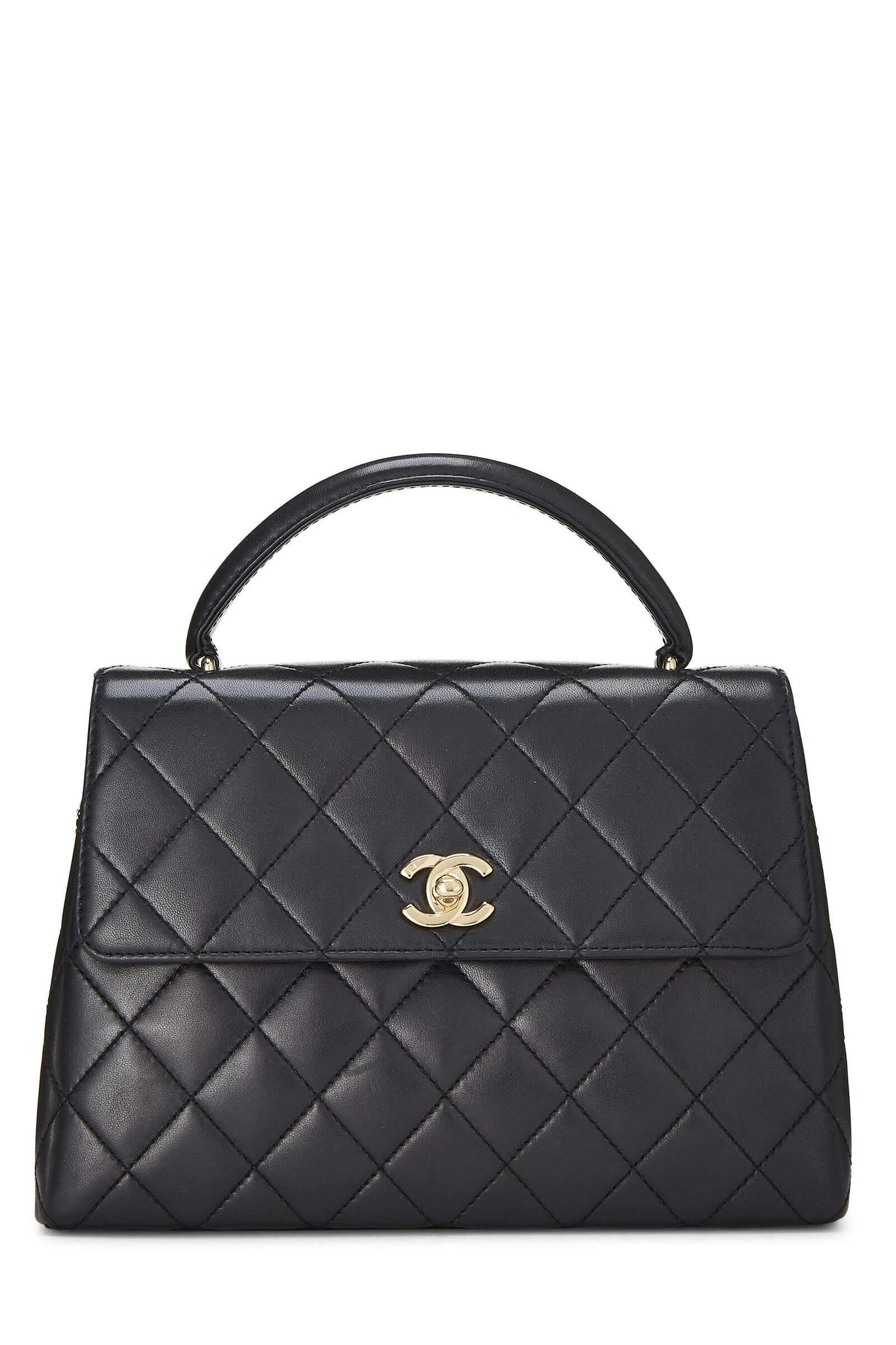 Chanel Black Quilted Lambskin Kelly Small 1 Chanel Black Quilted Lambskin Kelly Small