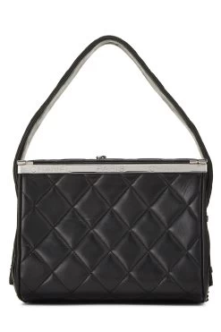 Chanel Black Quilted Lambskin Box Bag 9 Chanel Black Quilted Lambskin Box Bag -Fashion clothing Q6B0H31IKB016 4
