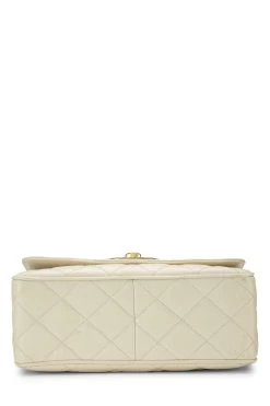 Chanel White Quilted Caviar Big 'CC' Square Flap -Fashion clothing Q6B0WL0FWB000 5