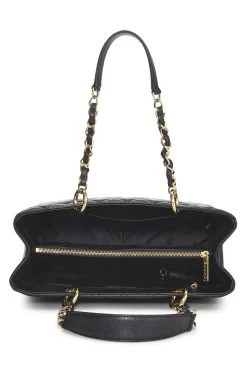 Chanel Black Quilted Caviar Grand Shopping Tote (GST) -Fashion clothing Q6B0WW0FKB433 6