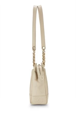 Chanel White Caviar 3 CC Tote Small 8 Chanel White Caviar 3 CC Tote Small -Fashion clothing Q6B12B0FWH000 3