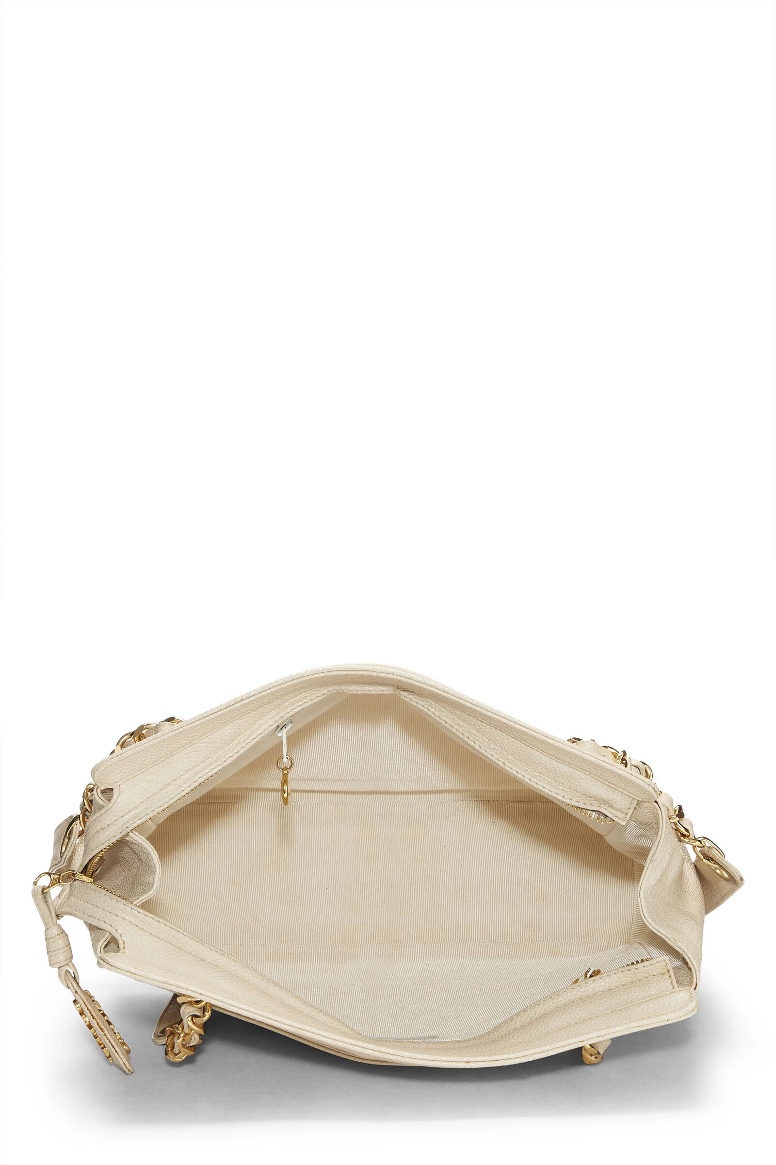 Chanel White Caviar 3 CC Tote Small 6 Chanel White Caviar 3 CC Tote Small - Image 6