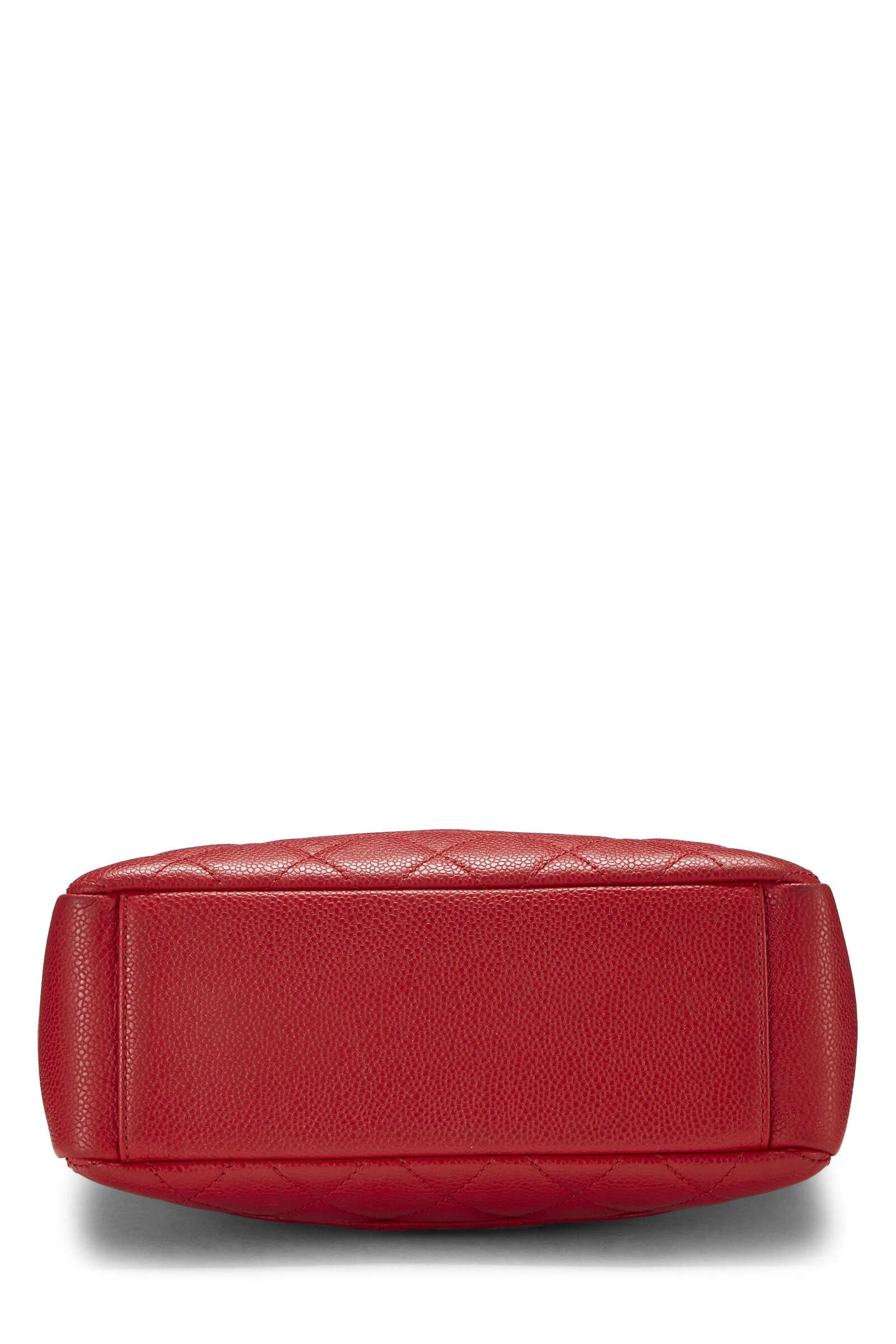 Chanel Red Quilted Caviar Petite Shopping Tote (PST) 5 Chanel Red Quilted Caviar Petite Shopping Tote (PST) - Image 5