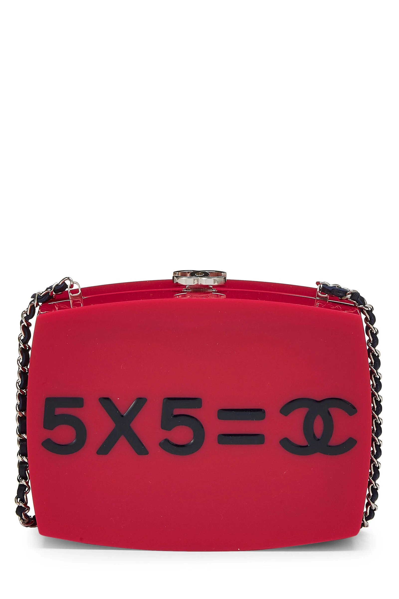 Chanel Pink Acrylic '5x5=CC' Minaudière Mini Bag 4 Chanel Pink Acrylic '5x5=CC' Minaudière Mini Bag - Image 4