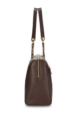Chanel Brown Caviar Zip Tote Large -Fashion clothing Q6B14C0F05006 3