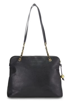 Chanel Black Caviar Zip Tote Large -Fashion clothing Q6B14C0FK4006 4