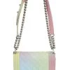 Chanel Rainbow Quilted Caviar Boy Bag Small