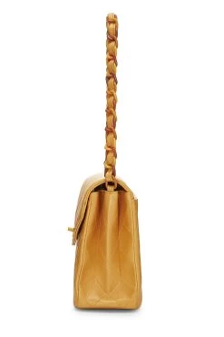 Chanel Orange Quilted Lambskin Envelope Flap Shoulder Bag -Fashion clothing Q6B2FN1IOB000 3