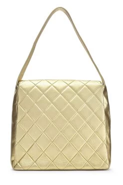 Chanel Metallic Gold Lambskin Double Pocket Shoulder Bag -Fashion clothing Q6B3DE4NDB000 4