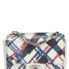 Chanel Blue & Red Calfskin Airline Square Flap Mini