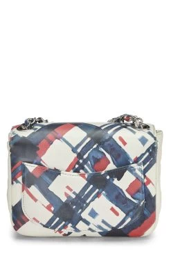 Chanel Blue & Red Calfskin Airline Square Flap Mini -Fashion clothing Q6B40A3PM9002 4