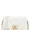 Chanel White Lambskin Coco Love Flap Mini