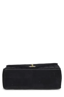 Chanel Black Suede Chevron Envelope Flap Small -Fashion clothing Q6BALI2VK1000 5